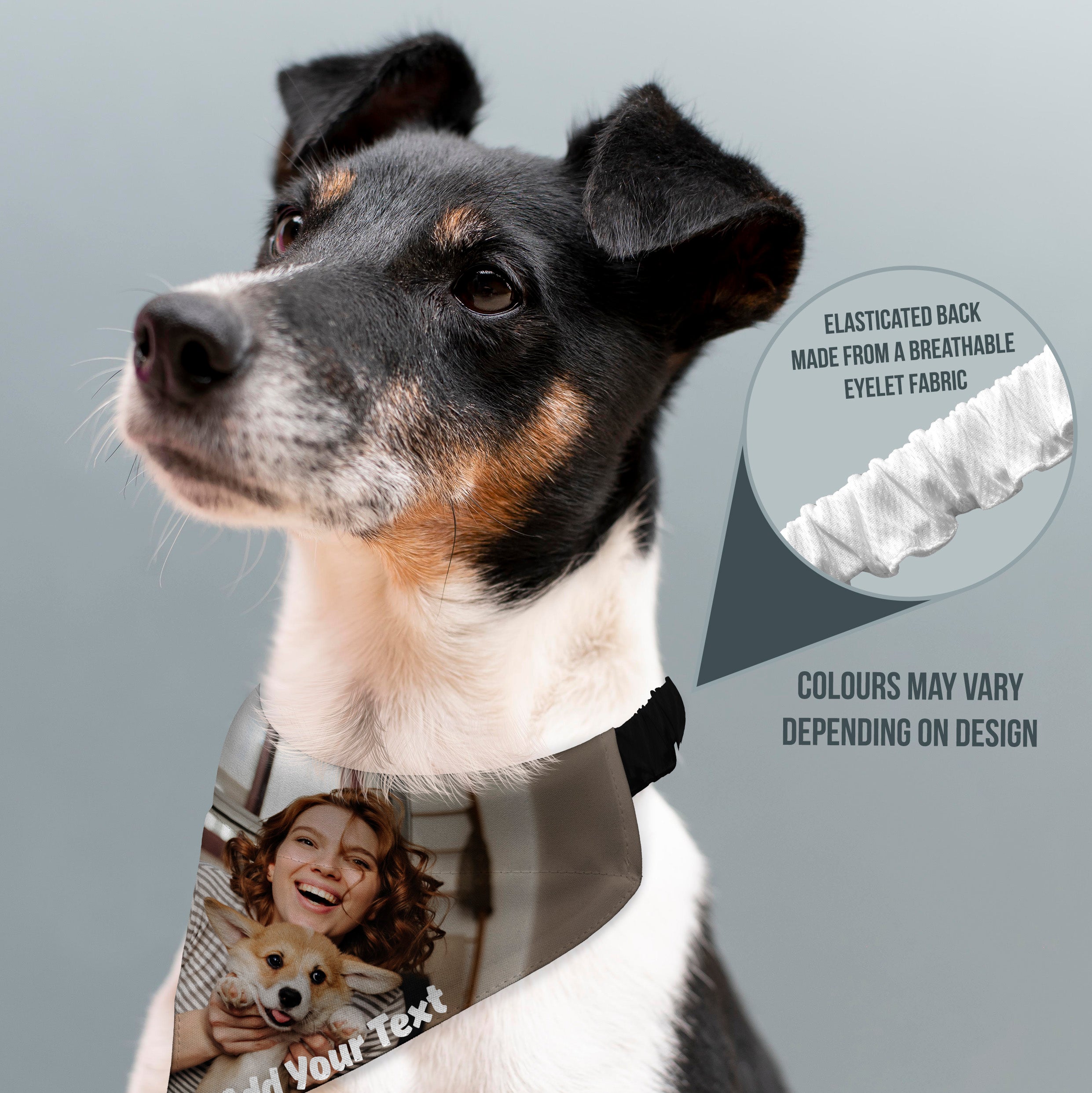 Create Your Own - Custom Dog Bandana - 4 Sizes