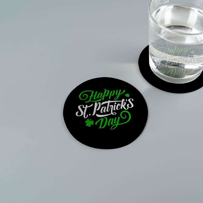 Happy St Patrick's - Drinks Coaster - Round or Square