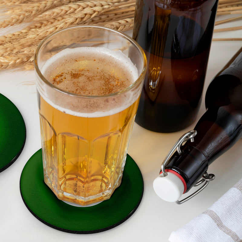 MOD - Green - Drinks Coaster - Round