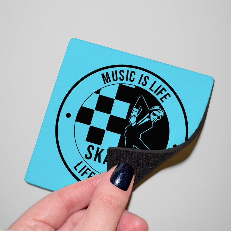 Music Is Life - Drinks Coaster - Round or Square