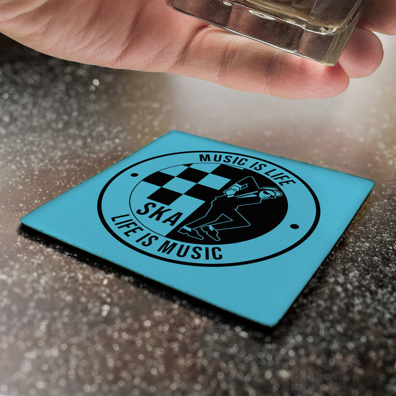 Music Is Life - Drinks Coaster - Round or Square