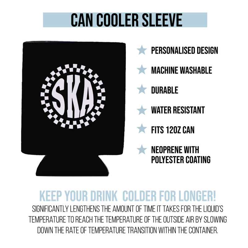SKA Checks - Drink Can Cooler