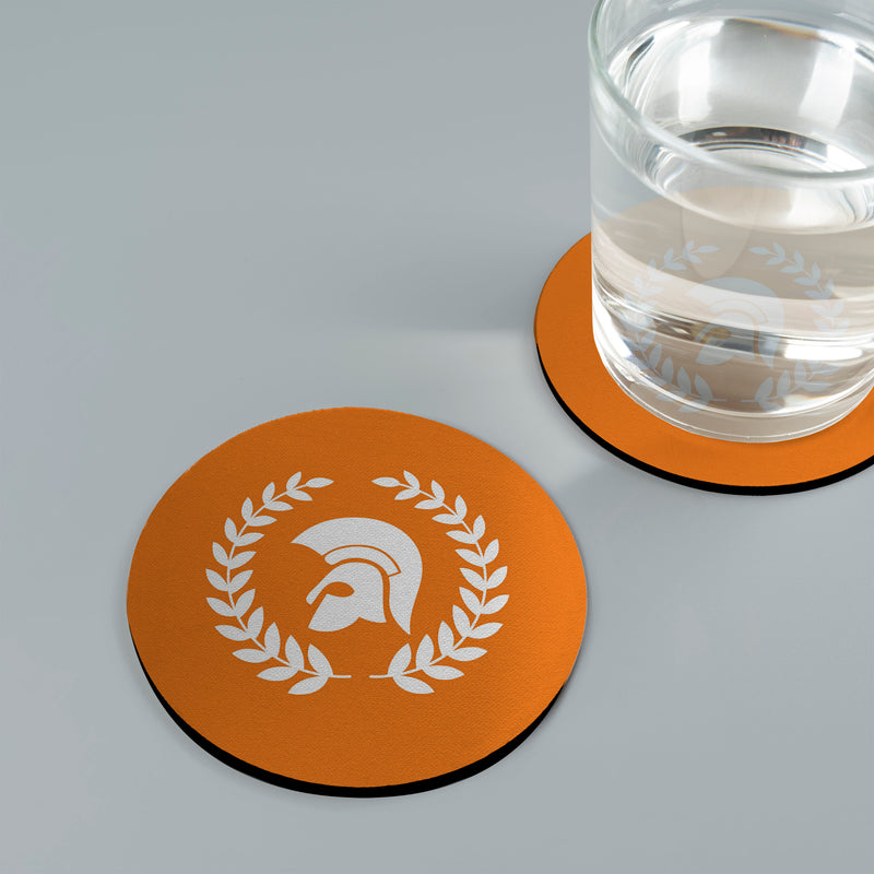 Trojan Laurel Leaf - Drinks Coaster - Round or Square