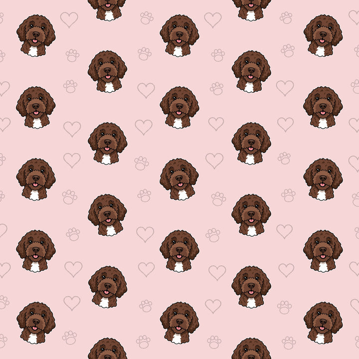 Doodle Pattern pet portrait artwork example