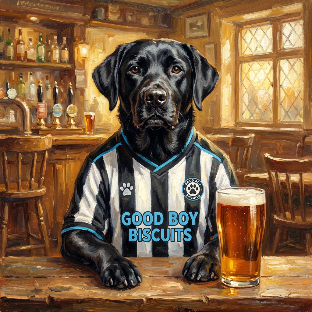 Petcastle United pet portrait artwork example