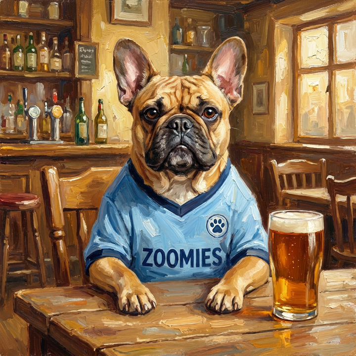 Pawchester City pet portrait artwork example