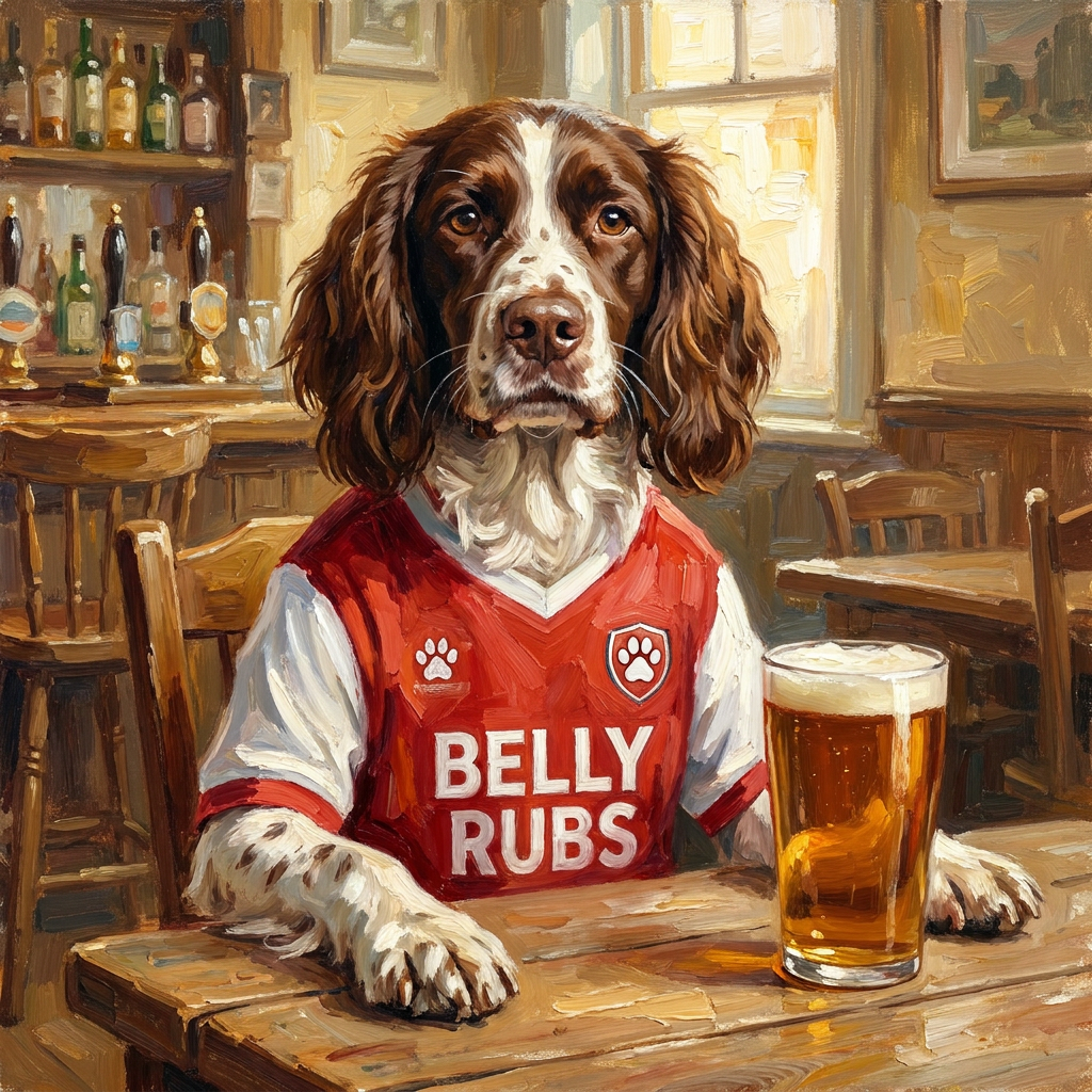 Barksenal pet portrait artwork example
