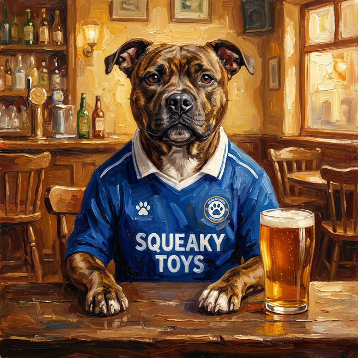 Chewsea pet portrait artwork example