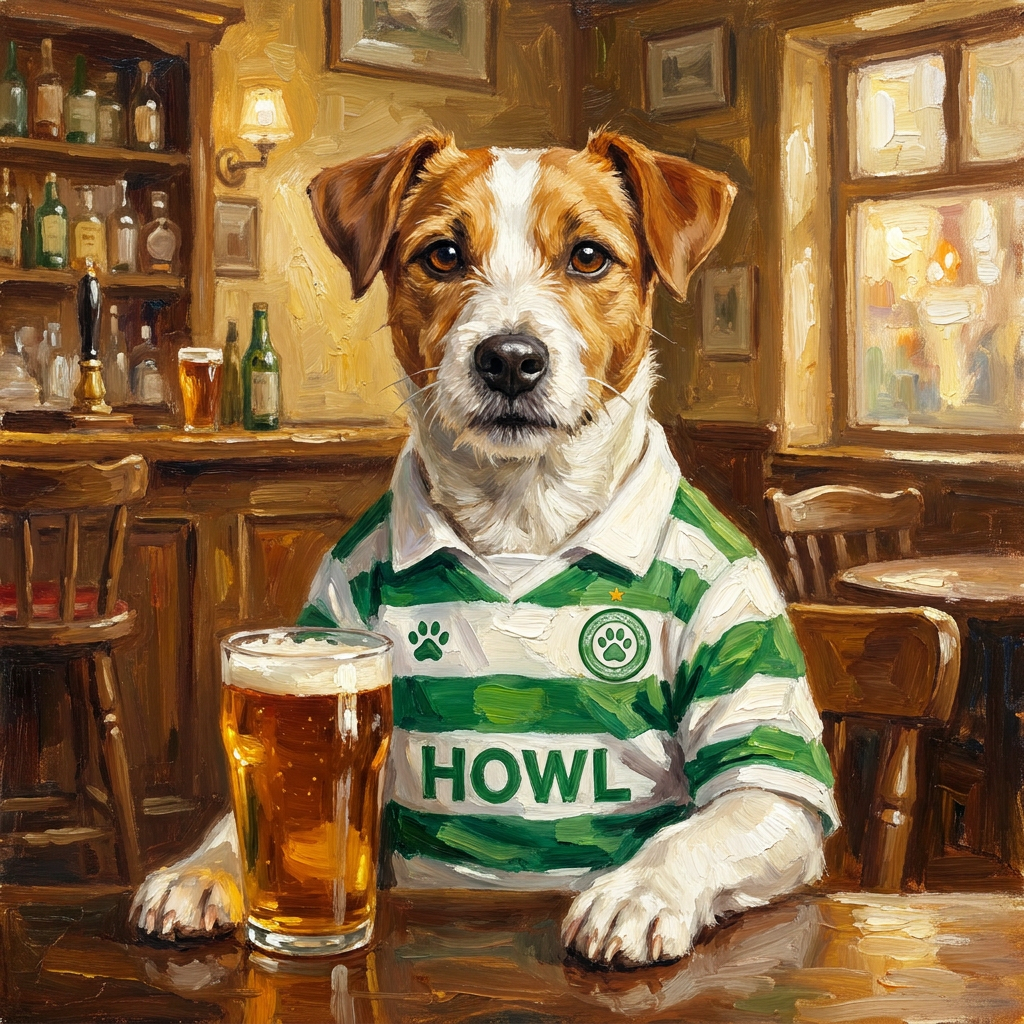 Celtick pet portrait artwork example