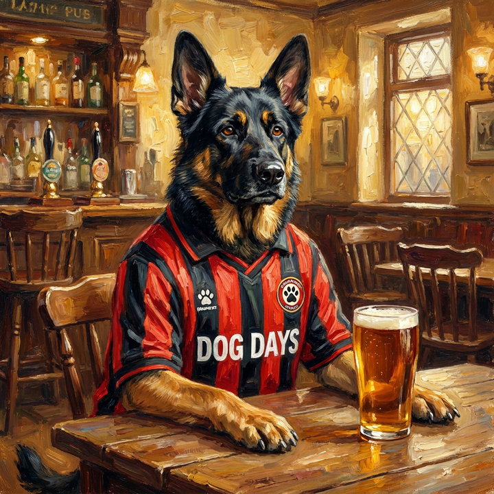 Bonemouth pet portrait artwork example