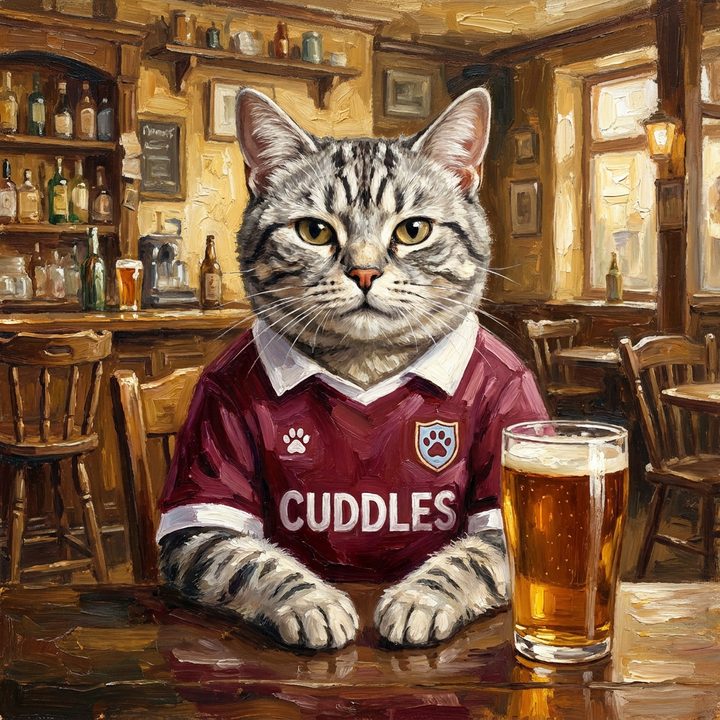 Heart of Midpawthian pet portrait artwork example