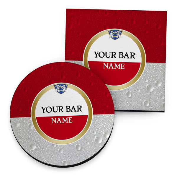 Personalised Amstel Bier - Drinks Coaster - Round or Square
