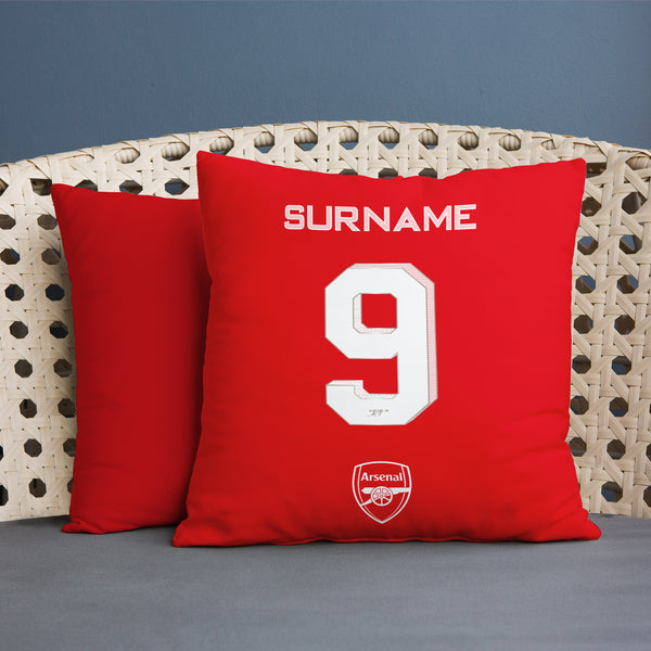 Arsenal FC 18" Back of Shirt Cushion - Officially Licenced