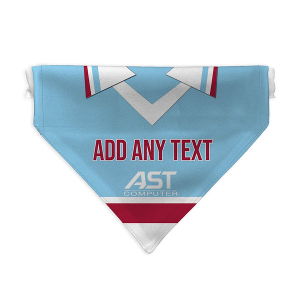 Aston Villa  1998 Away Shirt - Personalised Pet Bandana - 4 Sizes