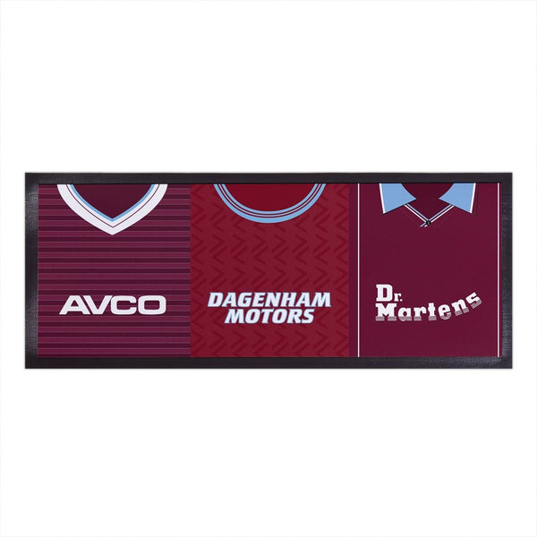 Personalised West Ham - Retro Football Shirts - Bar Runner
