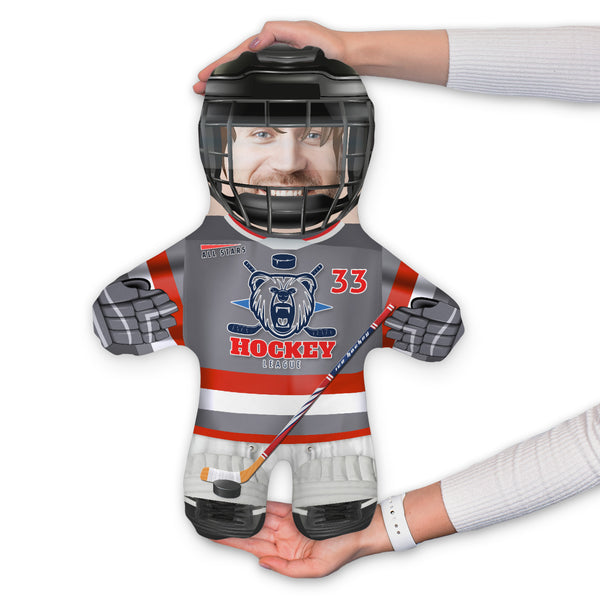 Ice Hockey Player - Custom - Mini Me Personalised Doll