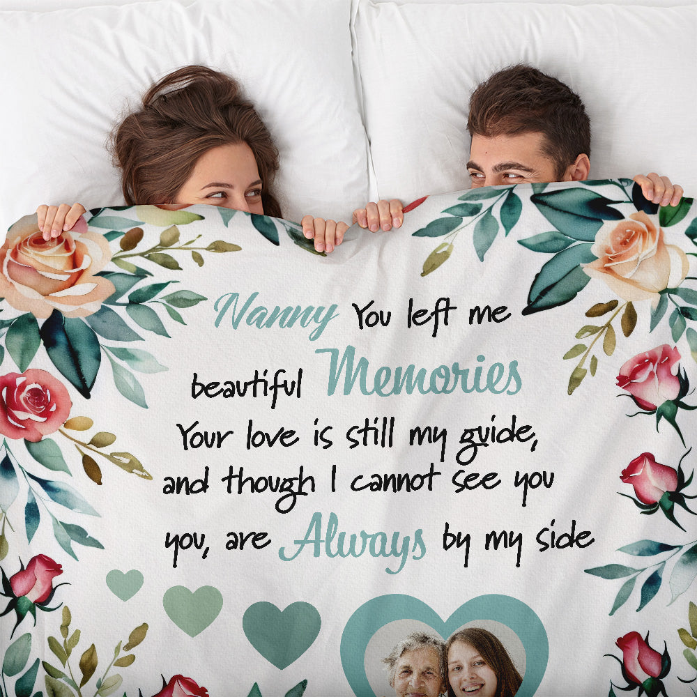 Personalised Beautiful Memories - Personalised Memory Fleece Blanket 150cm X 150cm