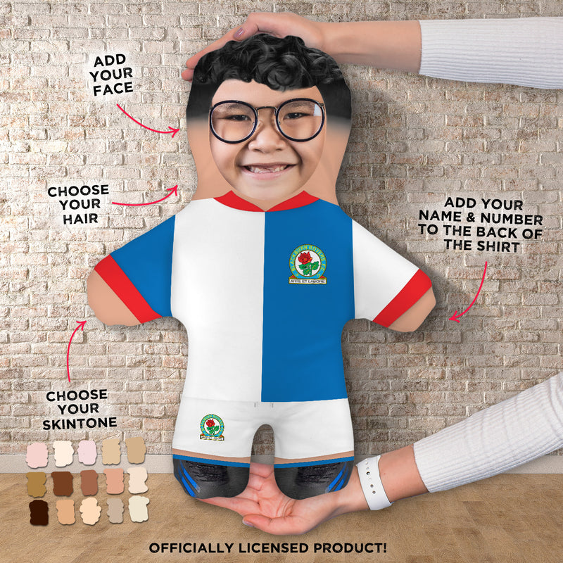 Blackburn Rovers F.C. - Personalised Mini Me Doll