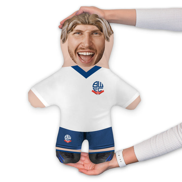 Bolton Wanderers F.C. - White - Personalised Mini Me Doll