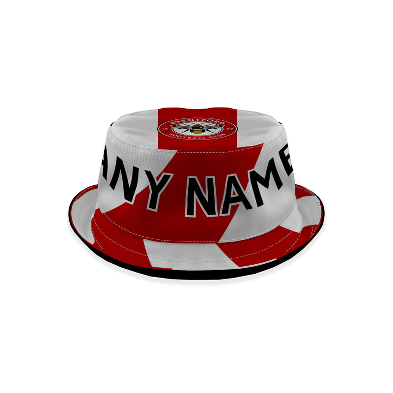 Brentford FC Personalised Bucket Hat - Officially Licensed