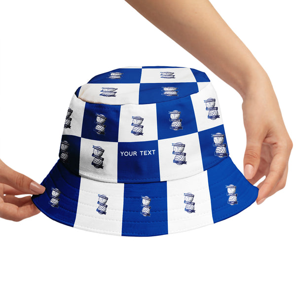 Birmingham City Chequered Bucket Hat - Offically Licensed Product
