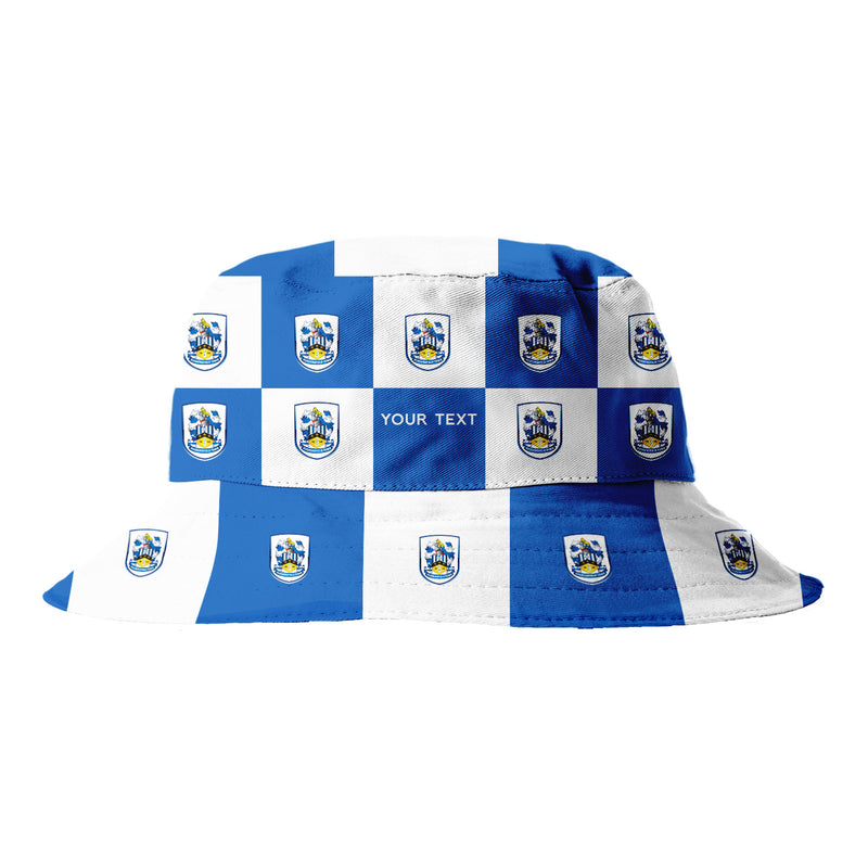 Huddersfield Town Chequered Bucket Hat - Offically Licensed Product