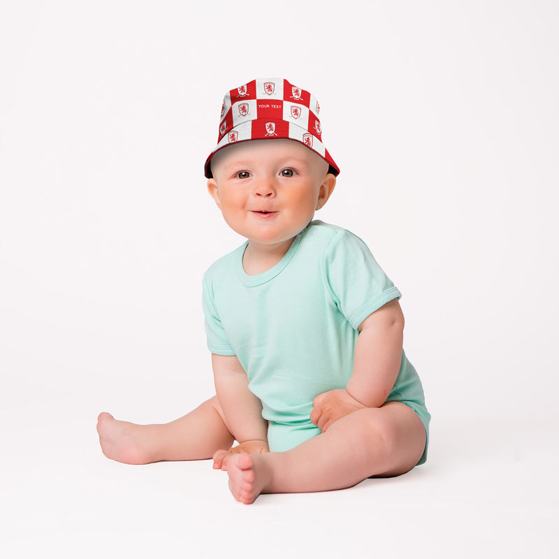 Middlesbrough Chequered Bucket Hat - Offically Licensed Product