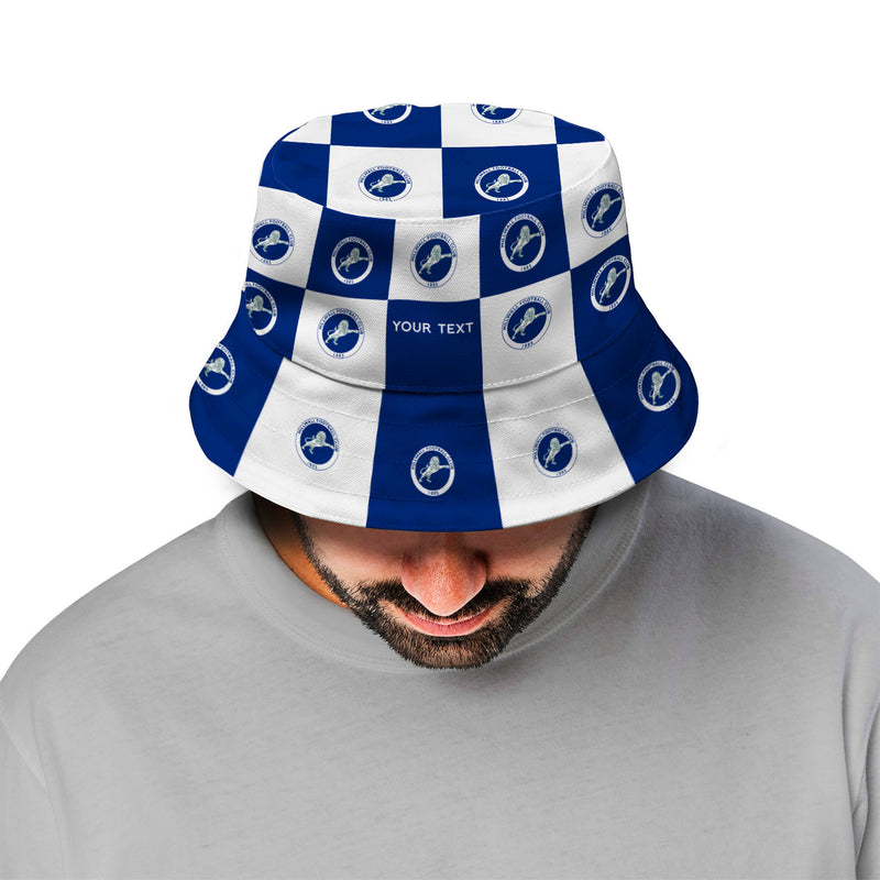 Millwall FC Chequered Bucket Hat - Offically Licensed Product