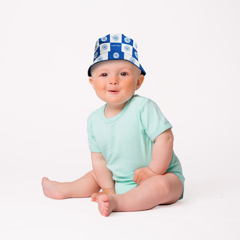 Queens Park Rangers Chequered Bucket Hat - Offically Licensed Product