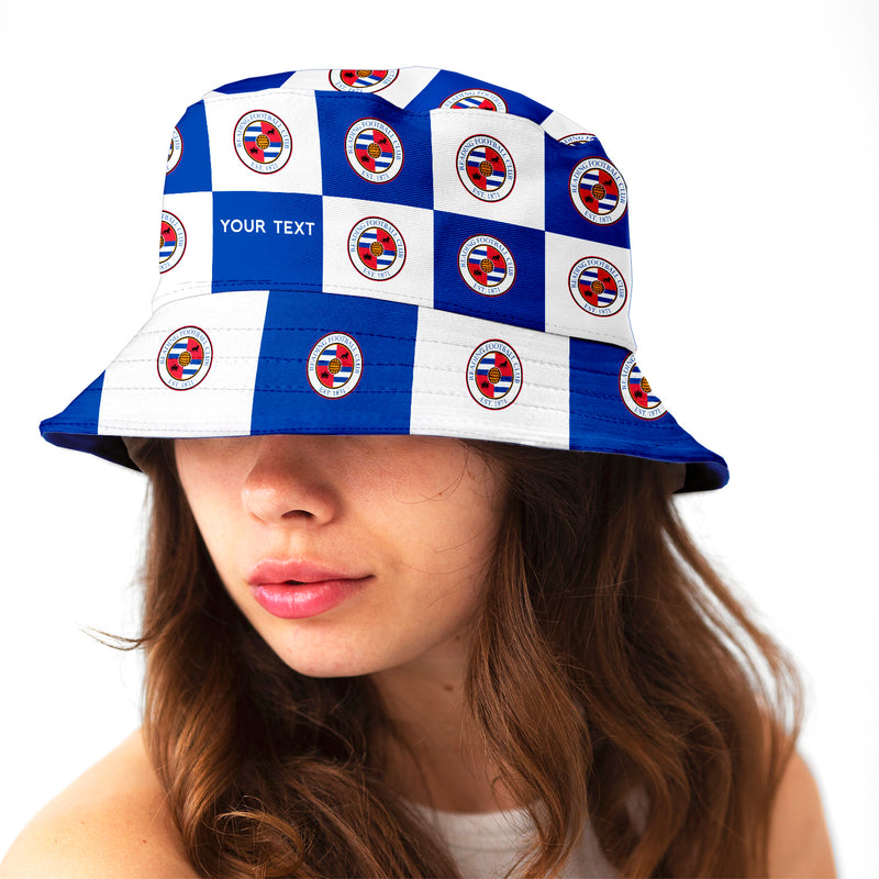 Reading Chequered Bucket Hat - Offically Licensed Product