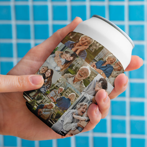 Collage Photo Montage - Custom Personalised Drink Can Cooler
