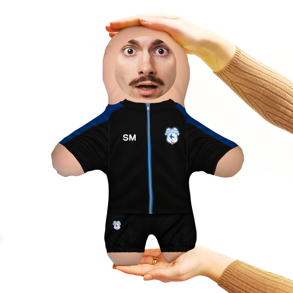 Cardiff City FC Tracksuit - Personalised Mini Me Doll - Officially Licenced