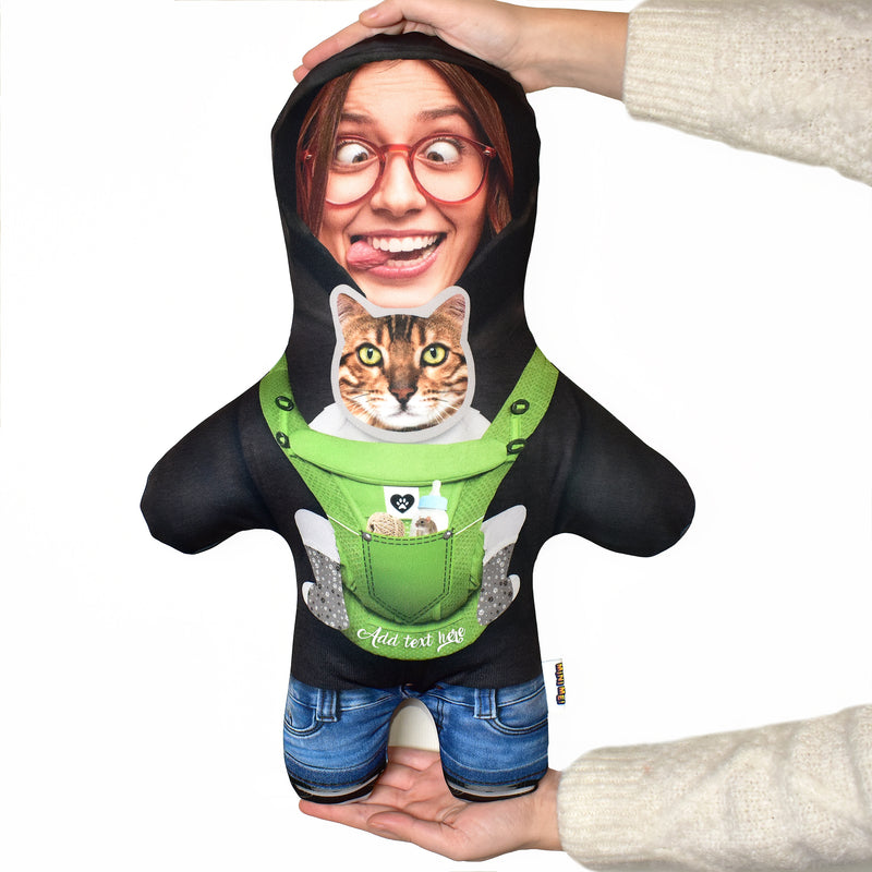 Cat Carrier - Two Faces - Personalised Mini Me Doll