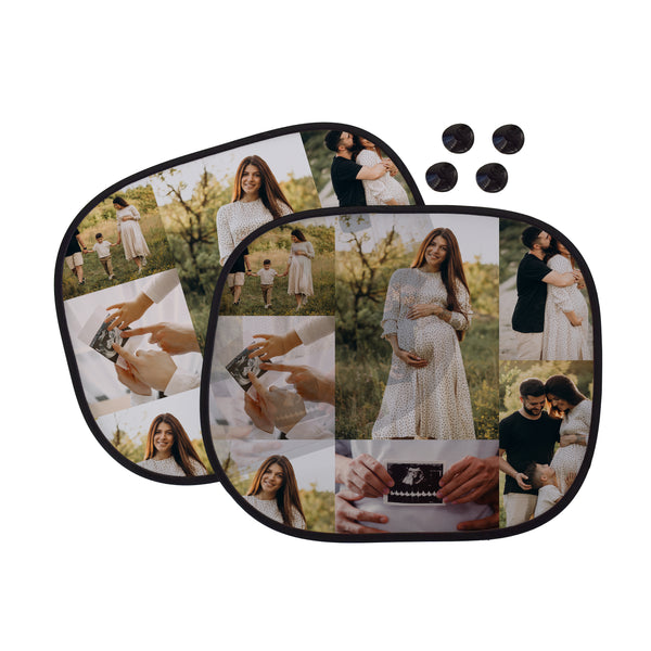 Personalised Photo Collage - Car Sun Shade - Set of 2