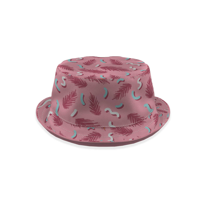 Colourful Geometric Memphis Pattern Bucket Hat