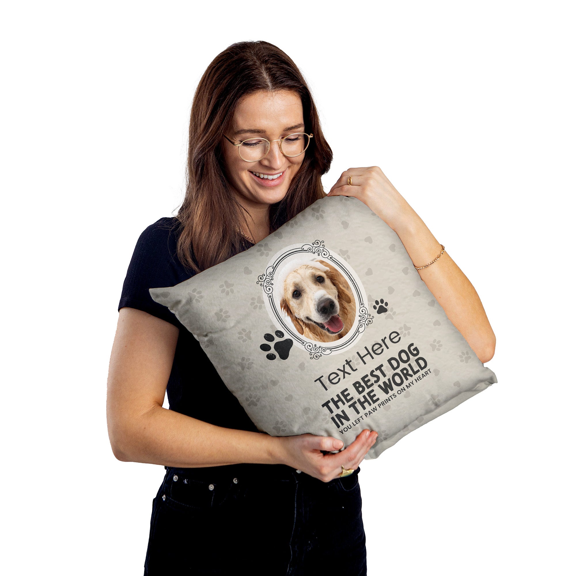 Best Dog - Memory - Personalised Memory Cushion - Two Sizes