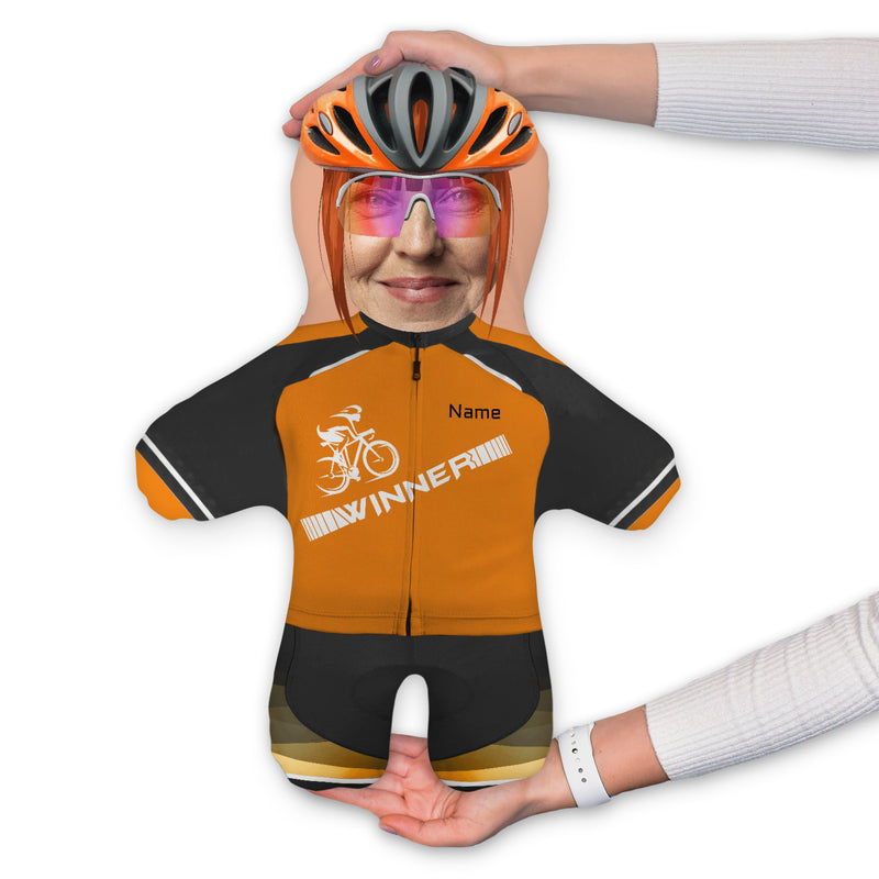 Cyclist - Winner - Custom - Personalised Mini Me Doll