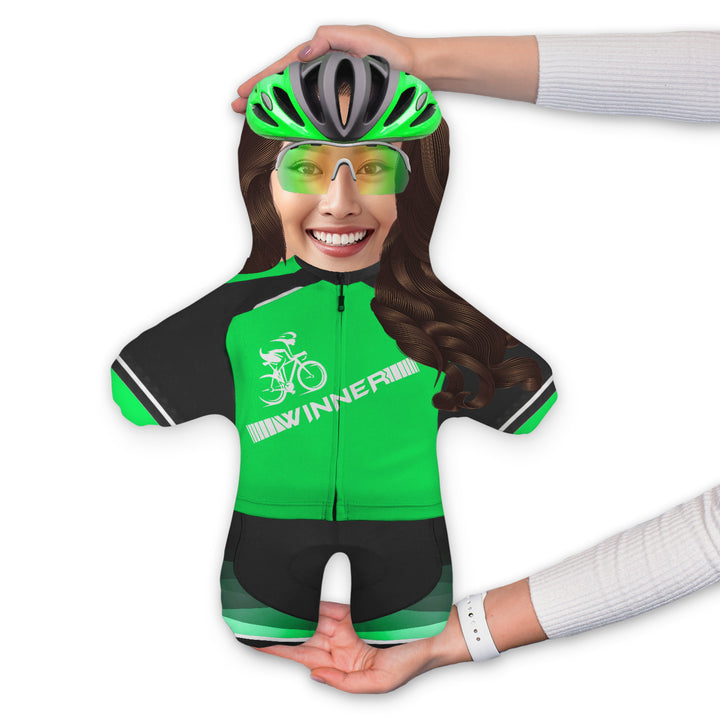 Cyclist - Winner - Custom - Personalised Mini Me Doll