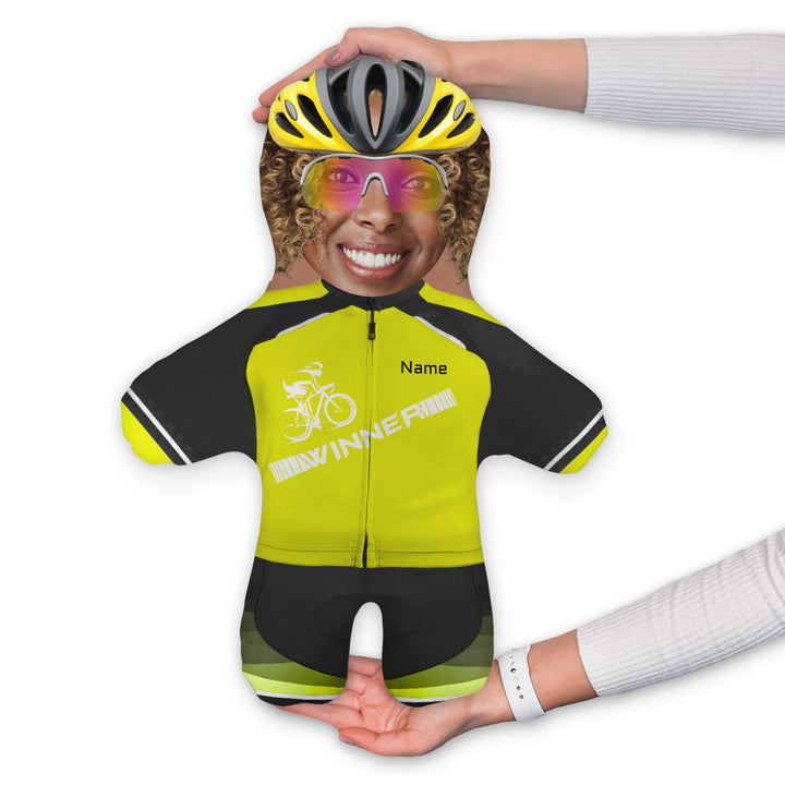 Cyclist - Winner - Custom - Personalised Mini Me Doll