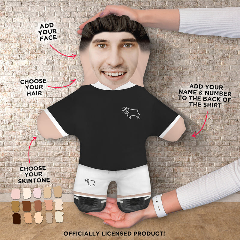 Derby County  - Personalised Mini Me Doll 
