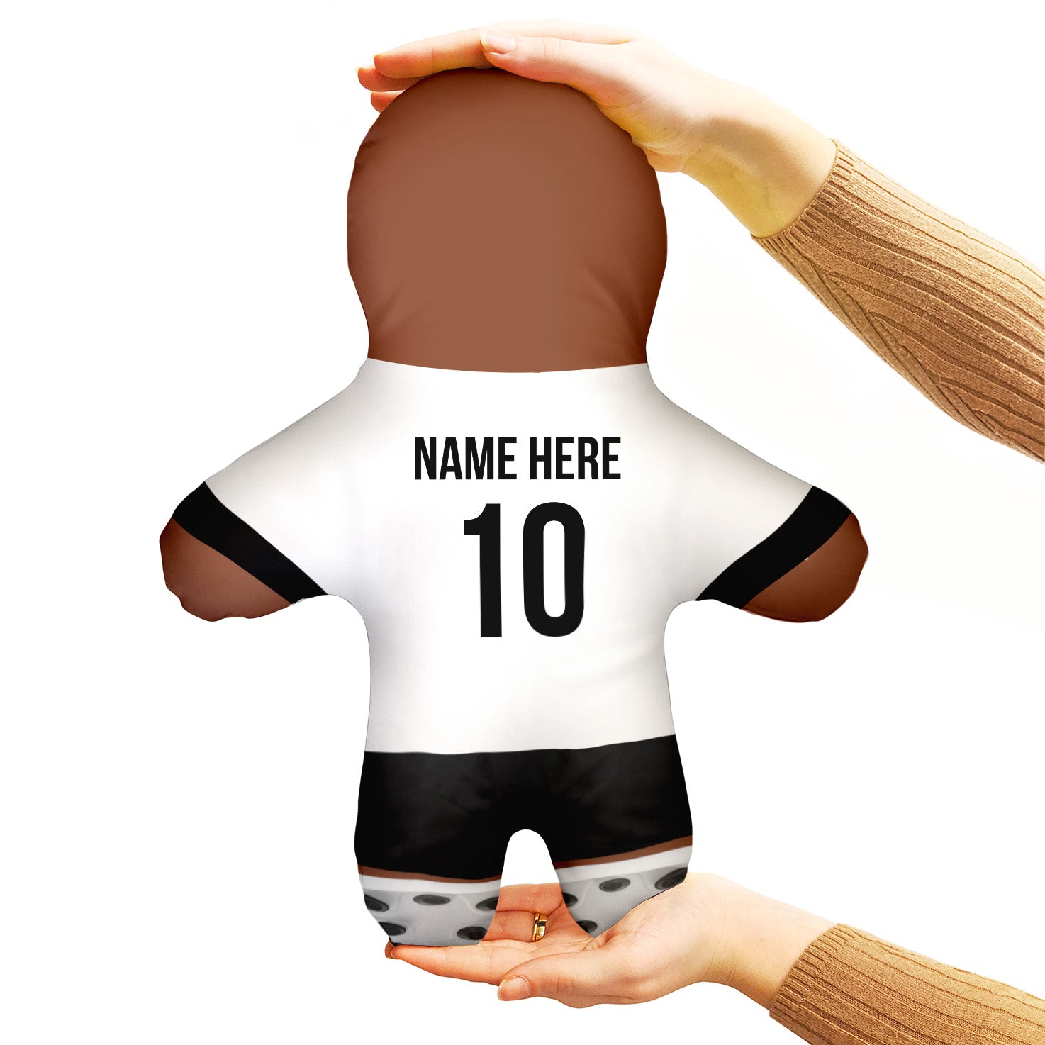 Derby County - White - Personalised Mini Me Doll