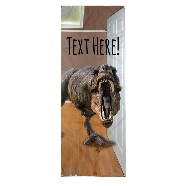Personalised Text - Dinosaur - Halloween Door Banner