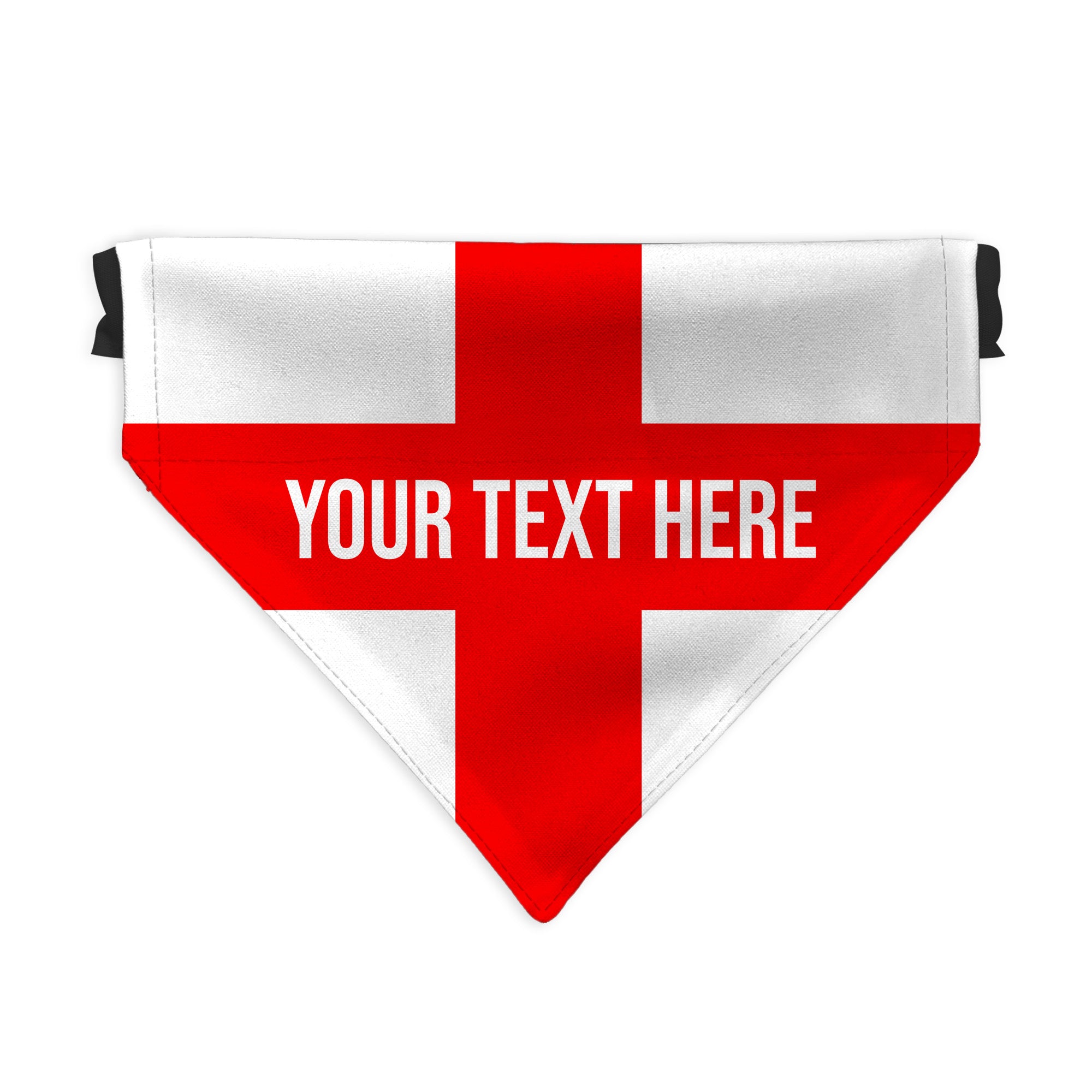 England - St George Flag - Custom Personalised Dog Bandana - 4 Sizes