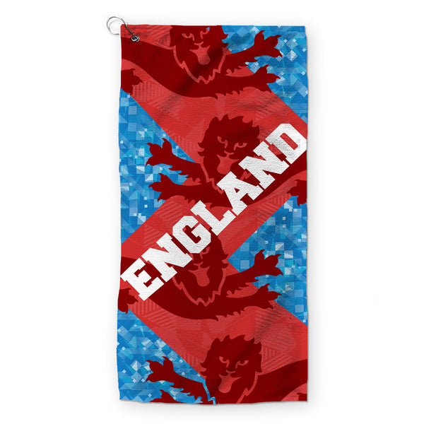 England Patchwork Lions - Euro's - Golf Towel