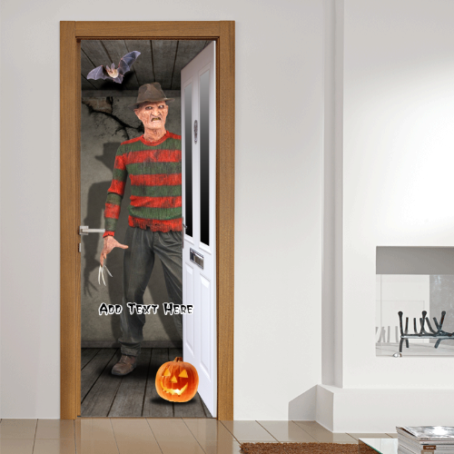 Personalised Text - Freddy - Halloween Door Banner
