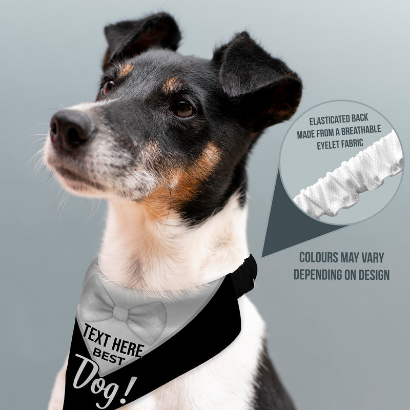 Best Dog - Custom Personalised Dog Bandana - 4 Sizes
