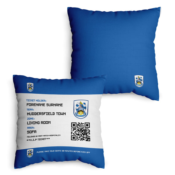 Huddersfield Town- Football Ticket 45cm Cushion - Officially Licenced