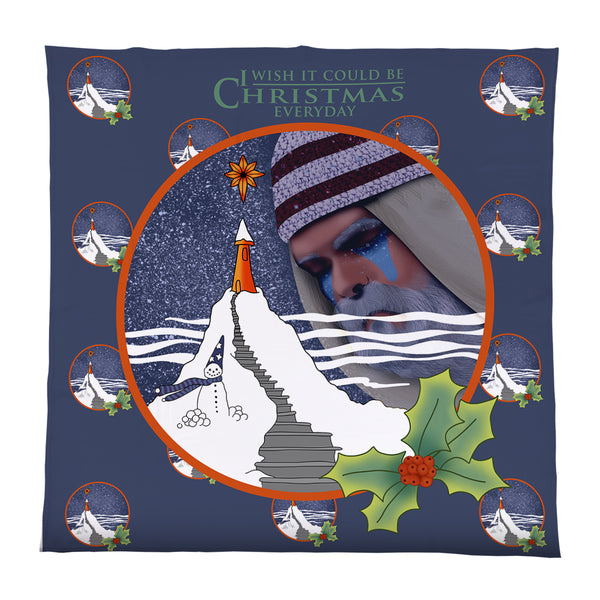 I Wish It Could Be Christmas Everyday Album Cover Fleece Throw - Large Size 150cm x 150cm