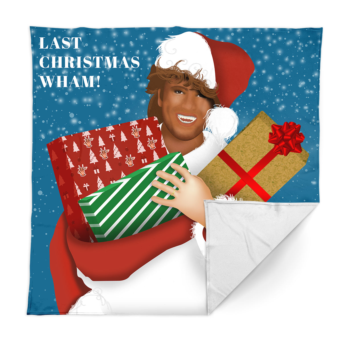 Last Christmas Album Cover Fleece Throw - Large Size 150cm x 150cm