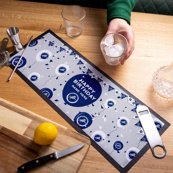 Millwall - Balloons Personalised Bar Runner - Officially Licenced